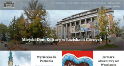 Desktop Screenshot of mdk.laziska.pl